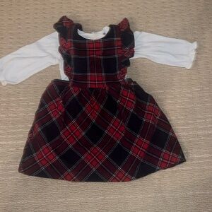 Baby Girl Janie and Jack Flannel Jumper Set - 18-24mo